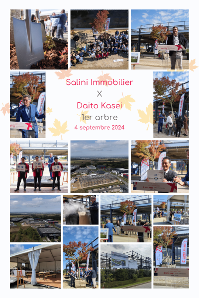🍁[𝗘́𝘃𝗲́𝗻𝗲𝗺𝗲𝗻𝘁] Premier arbre. Célébration en Val d’Oise pour l’implantation d’un clé-en-main piloté par l’agence IDF Grand Ouest