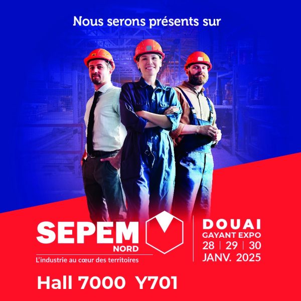 Salini Immobilier vous invite au salon SEPEM Industrie de Douai les 28-29-30 janvier 2025