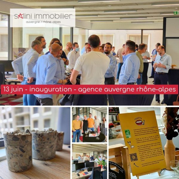 Inauguration des bureaux Salini Immobilier à Lyon Confluence Buffet zéro déchet du traiteur Fenotte Bureaux durables et lumineux à Lyon Confluence